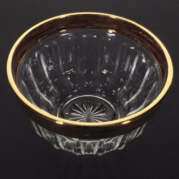 Gold Trim Candy Dish Dessert Bowl Baroque Small - Picture 5 of 6